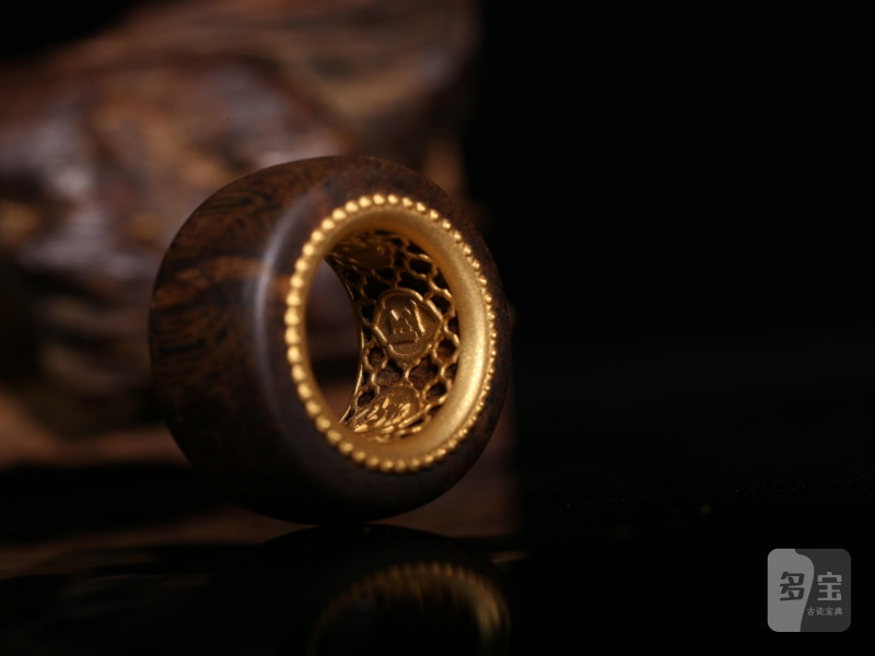 越南芽庄野生油结观徼树心黄棋楠-18k指环 - 图11
